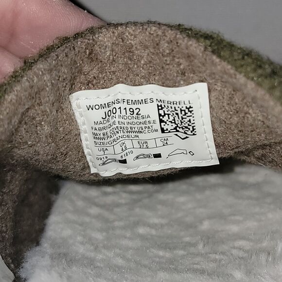 Merrell Womens Juno Wool Clog - Olive - Like New - Womens Size 7 - Picture 6 of 11